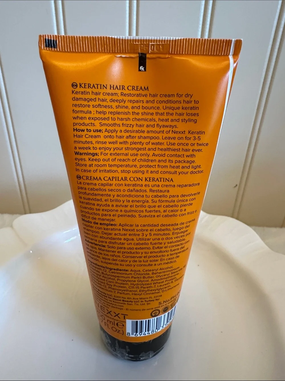 Nexxt Orange Keratin Hair Cream – Repairing Hair Care
